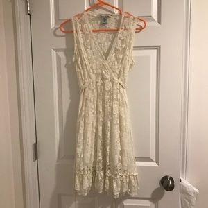 American Rag cream lace dress Medium New